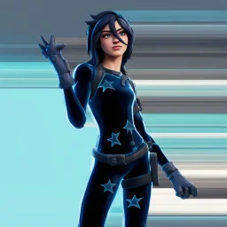 astra from fortnite profile picture with pickaxe