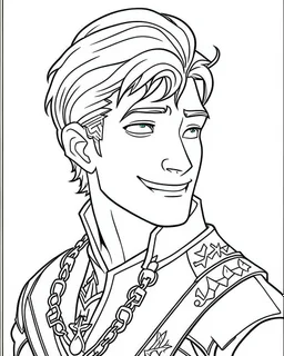 Prince Hans Coloring Page