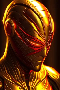 IRON-SPIDER. UHD photorealistic, WARM LIGHT. studio portrait. Neo-Gothic, smooth, sharp focus, art by artgerm, cinematic lighting, extremely detailed,