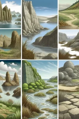 cambrian periode lanscapes