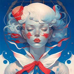 dream portrait of sailor by james jean