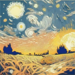 wane of summer van gogh style