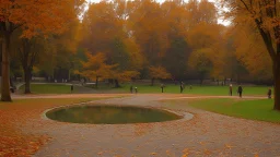 fall park by Andrea del sarto