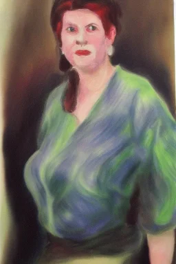 Portrait lady, full body shot, full-color medium shot Dollette