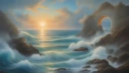 ocean, portal to other world, beautiful reality, enlightenment, wisdom, eternity