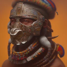 Inca warrior, aztec, rich deep colors masterpiece, sMartin Wittfooth, Luigi Spano, Mandy Jurgens, stellar photography, No skin, muscles showing, flesh, human face anatomy, Close-up, Portrait, Photorealism, crumbles into pieces, Melancholie, Lumen Reflections, Photojournalism, , rich details, ultra-HD