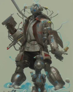 cyber gunslinger by james jean