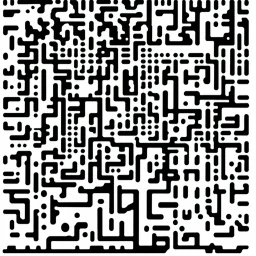 A QR code in morse code.