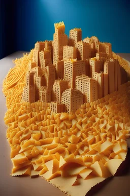 city made of crisps