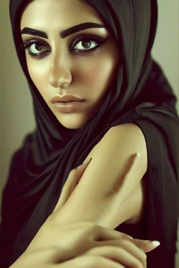 sad Iranian hot extremely beautiful woman