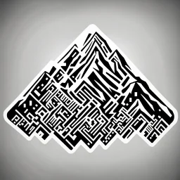 A QR code is also a mountain.