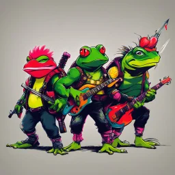 Punk Frogs x TMNT