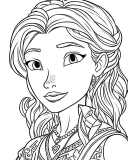 Elsa Coloring Page