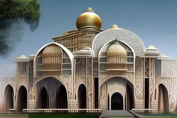 Worlds best building design for a an railway station. Unique and brilliant architectural design similar to Taj mahal.