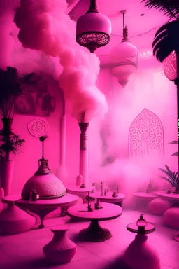 shisha cafe pink theme Fair Place