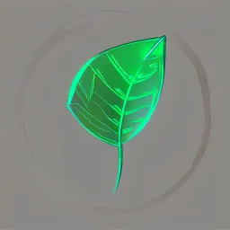 i want you to generate a logo for a new company named "SpiniLeaf" or Spinny Leaf. Something resembeling a spinning leaf, no words, HQ, digital art