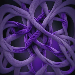 intertwining purple