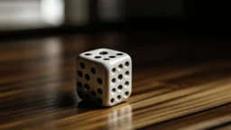 pair of dice on a table