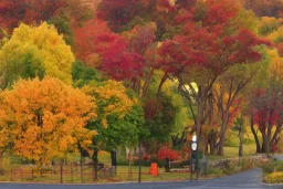 purple trees