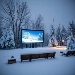 First snow, then silence. This thousand dollar screen dies so beautifully.