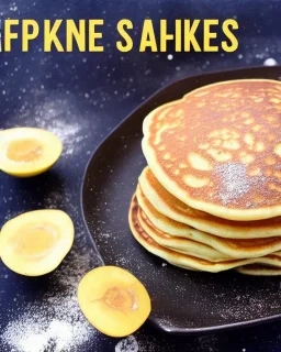 smiling pancakes fly through space