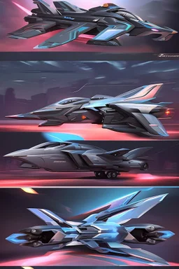 A combination of ultra-advanced car and crazy Max fighter, super sporty, with color and nano technology An advanced motorcycle with four wheels and a turbo jet in the back with rockets and machine guns,At war with humans