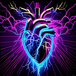 electric heart in artpop art