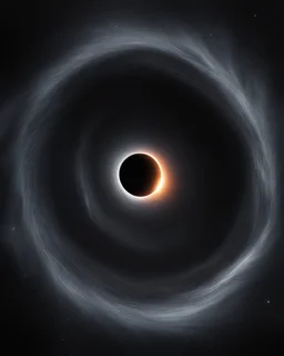 un trou noir, réaliste