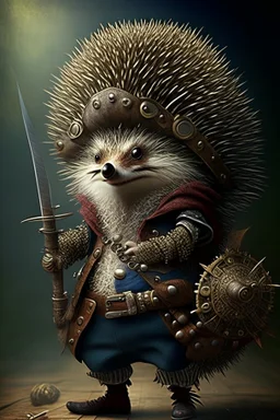 humanoid hedgehog pirate