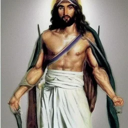 fusion between jesus and rambo