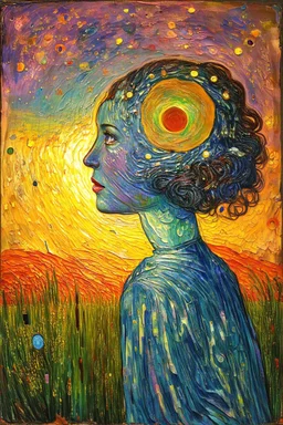 the disagreeable one persists in trying to adapt the world to herself Therefore all progress depends on the disagreeable woman; Lowbrow Post-Impressionism; Hundertwasser; Kandinsky; Golden Hour; Iridescent; Controversial; Supremely Detailed; Marvelous; Whimsical