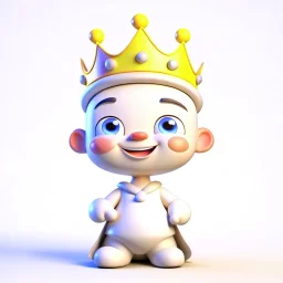 King cheerful 3D cute