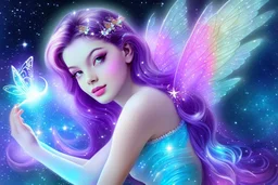 beauty cosmic fairy girl