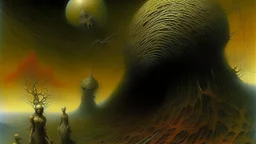 oil painting Zdzisław Beksiński