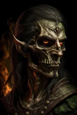 dead, burned, two-faced, bony