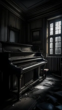 One spooky night, a bunch of curious teenagers, drawn by stories of the house's haunted past, decided to sneak inside. As they stepped through the creaky front door, an icy chill swept through the halls, and shadows danced in the dim light. A strange, eerie melody filled the air, seemingly played by unseen hands on an old piano.