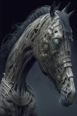 half-horse, half-humans hybrid alien,Hyper realist, hyper detailed, intricated, detailed, greg rutkowski