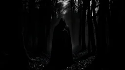The human shadow of the dark forest