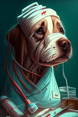 Specialty, nurse, job, medical equipment, lighting, needle, plaster, bandages, muzzle, drawing, background