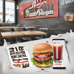 Social Media Design for Burger Restaurant