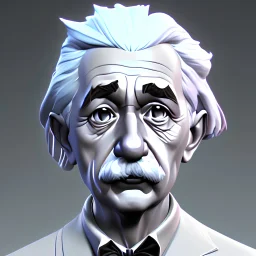 Albert Einstein 3d