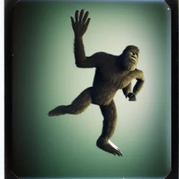 Polaroid picture of Big foot, ultra realistic, birthday party, v4