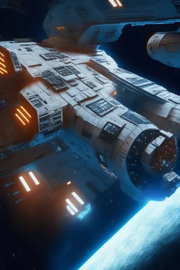 star wars space station in deep space