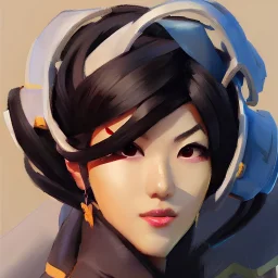 greg manchess portrait painting of 草 薙 素 子 as overwatch character, medium shot, asymmetrical, profile picture, organic painting, sunny day, matte painting, bold shapes, hard edges, street art, trending on artstation, by huang guangjian and gil elvgren and sachin teng