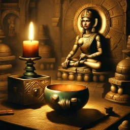 refine and improve this image, do this in Mayan aesthetic