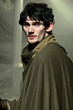 colin morgan as merlin crying