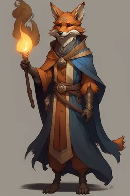 fox humanoid wizard dnd