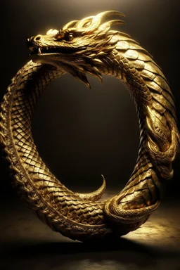 golden ouroboros