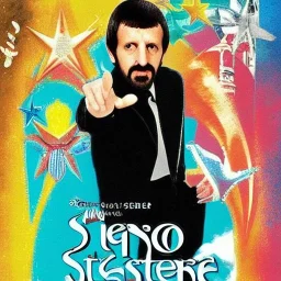 Ringo Starr in a Saturday Night Fever dream movie poster