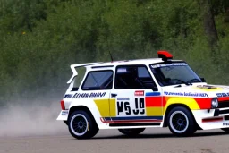 Renault 5 turbo car , rally